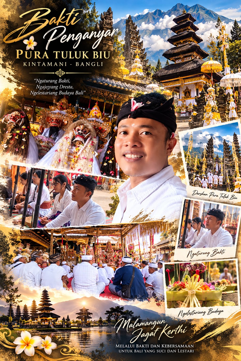 Bhakti Penganyar ring Pura Tulukbiyu Batur