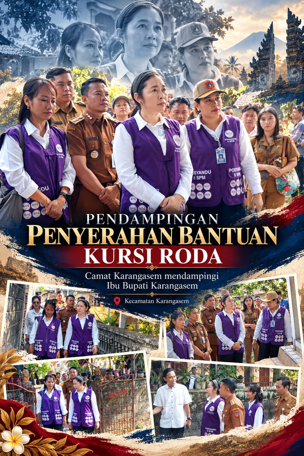 Pendampingan Penyerahan Bantuan Kursi Roda